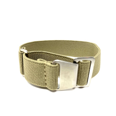 Marine Nationale Military Style Elastic Strap - Khaki